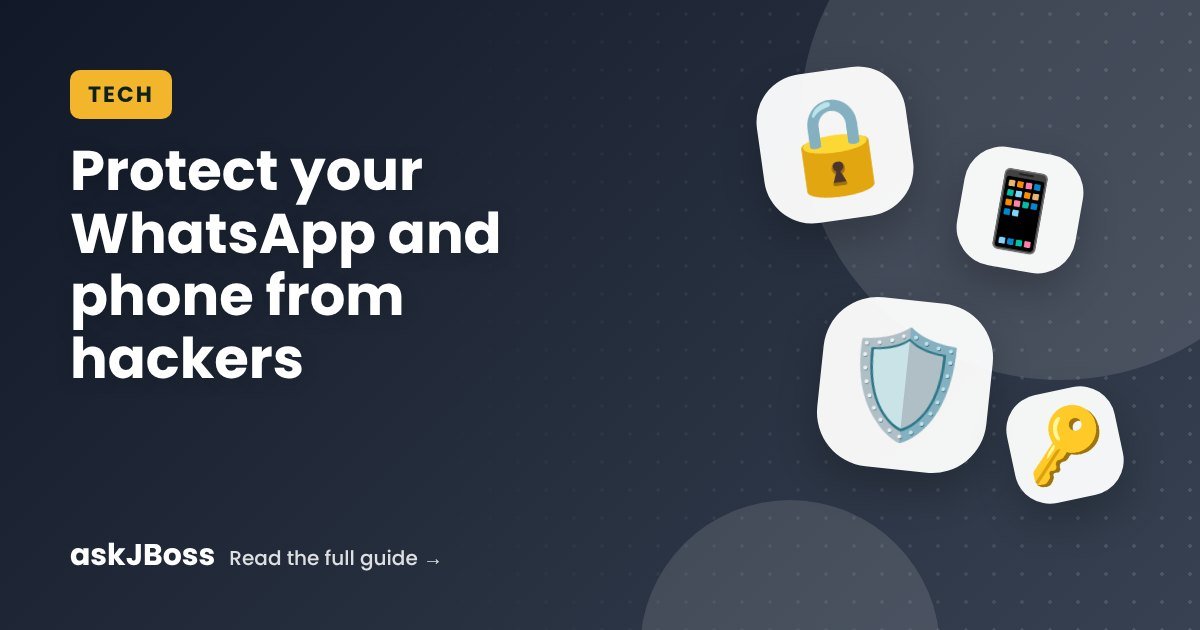 Illustration of a phone with a padlock and a shield